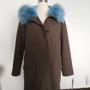 Yves Salomon ARMY parka - sz 34 NWT